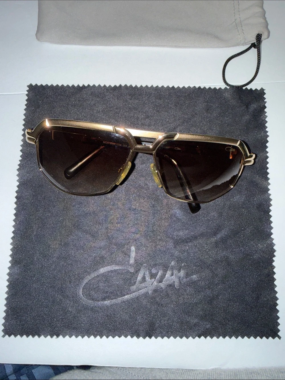 Cazal 9056 Sunglasses (Black & Gold)